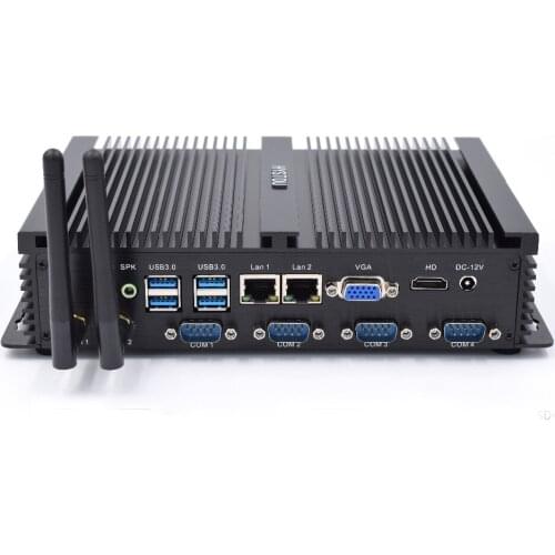 Industrial Computer Mini PC Windows 10 Intel Core i5 3317U Celeron 1037U Mini ITX Linux Board with 2 LAN Ports 1HDMI 4 RS232 COM