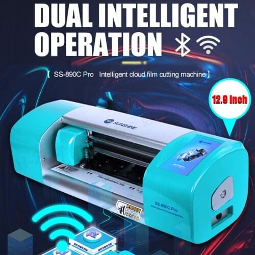 Sunshine SS-890C PRO 12.9 Inch Intelligent WIFi+Bluetooth Film Cutter For AirPods iPads phone watches laptops sheet Tape Cut