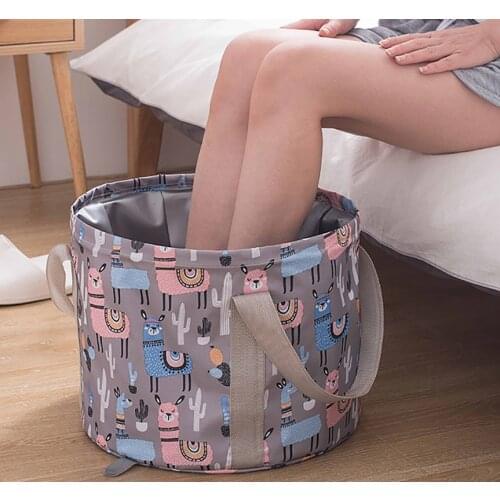 Foldable Water Basin Foot Soaking Bucket Foot Soaking Bag 21L Large Capacity Outdoor Home Picnic Fishing Bucket Baby Bathtub