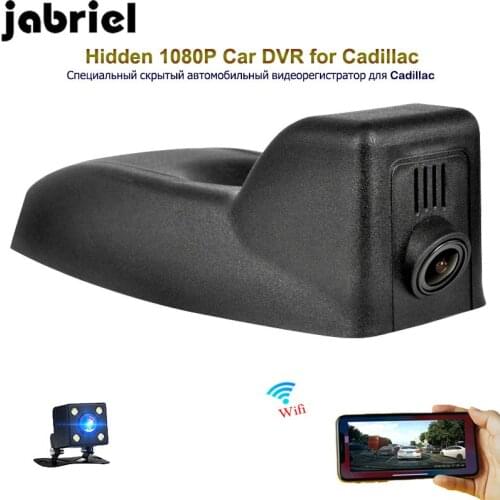 Jabriel hidden car dvr wifi Full HD 1080P dash cam auto driving video recorder dual lens rearview camera for Cadillac SRX 2015