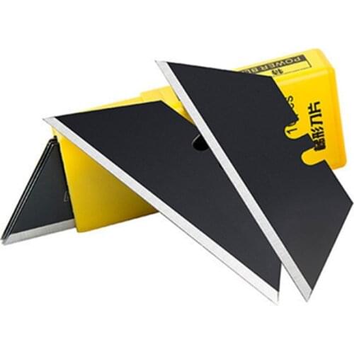 Trapezoidal blade folding art blade electrical heavy wall paper carpet industrial all black blade
