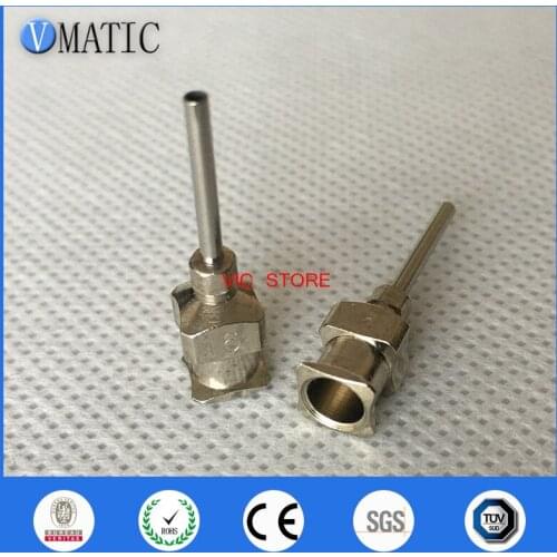 High Quality 0.5'' Tip Length 16G All Metal Tips Blunt Stainless Steel 12Pcs Glue Dispensing Syringe Needle Tips 1/2 Inch