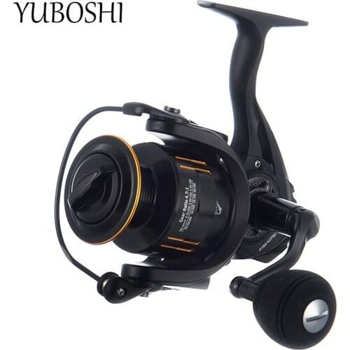 YUBOSHI Brand BK1000-7000 Series Spinning Fishing Reel 10+1 Ball Bearings Metal Spool Fishing Tackles