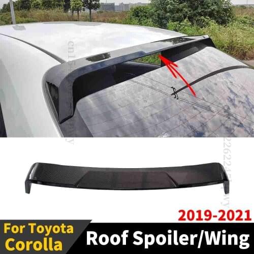Roof Rear Spoiler Wing Boot Lip Tail Air Deflector Splitter Diffuser Body Kit Trunk Spoiler For Toyota Corolla 2019 2020 2021