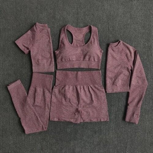 Flower Print Gym Set Women Workout Clothes Letter Stripe Yoga Set 2021 Early Autumn Fitness Clothing Women 2 Piece Workout Sets