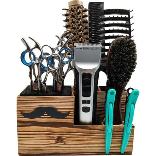 1 Pc Hairdressing Tool Storage Box Barber Scissors Holder Salon Styling Storage Rack Cosmetic Organizer Hair Accessories Barber