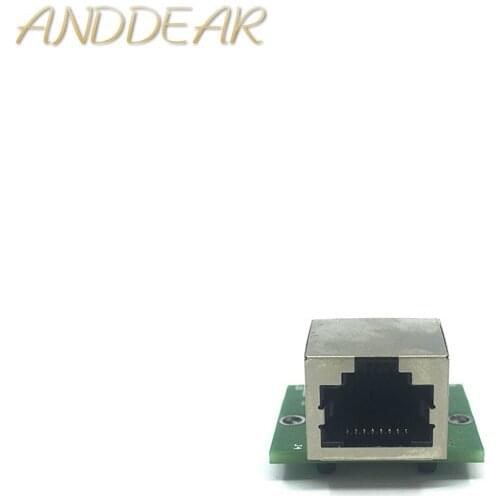 10/100/1000Mbps standard RJ45 network port to 2.0 pitch pin mini adapter module compatibility low power supply noise gigabit