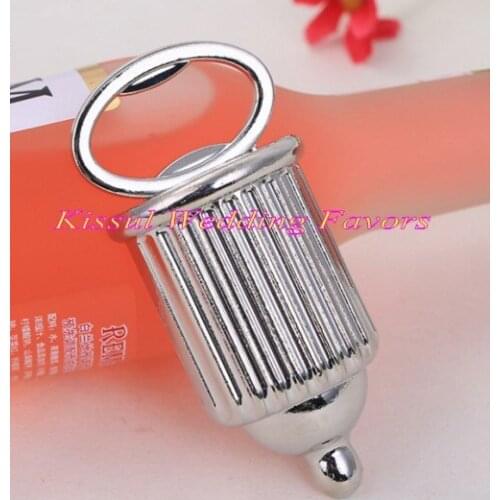 10 Pieces/lot) Metal Wedding Favors of Baby Bottle Design bottle opener for silver wedding and Baby shower party favors
