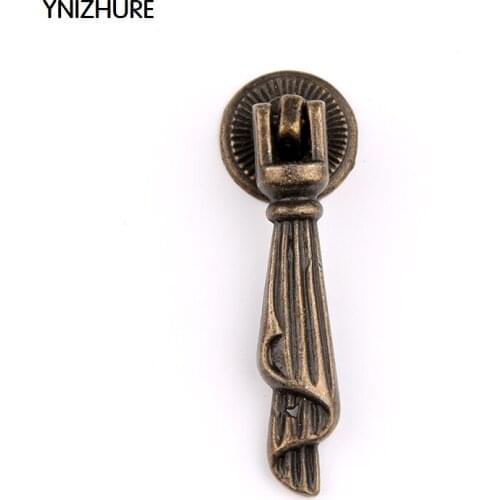 10pcs Vintage Furniture Hardware Drawer Pull closet Door Knob Kitchen Cupboard door Antique knobs Pendant handle