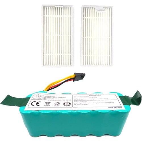 14.4V Battery 2pcs HEPA Filter Replacement For CR120 Vacuum