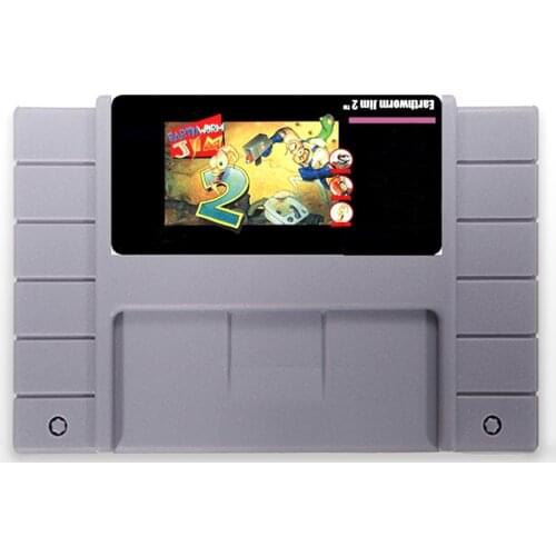 Earthworm Jim II 16 bit Super Game Card For NTSC Game Player