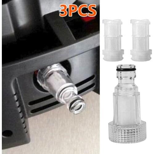 1pcs High Pressure Connection Filter+2pcs Nets For Karcher K2-K7 Series Car Washing Machine Water Filter Replacement