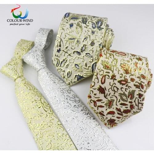 Shiny Ties For Men Polyester 8CM Floral Neck Tie Novelty Gravata Big Tie Accessories Gift Drop Shipping