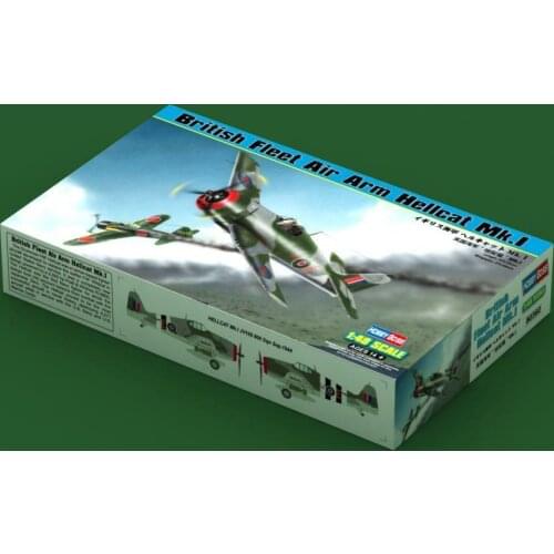 Hobbyboss 80360 1/48 scale Fleet Air Arm Hellcat Mk.I model kit
