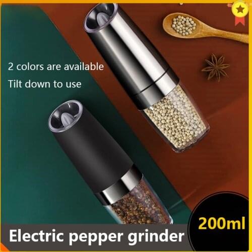 Pepper Grinder Salt spices cereals coffee peanut grinder dry food mill machine stainless steel Coarseness Adjustable kitchen use