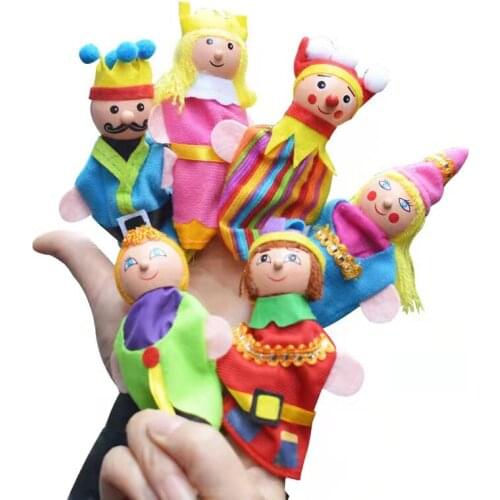 Montessori Cartoon Cute Lovely Finger Hand Puppets Excellent Fun Gadgets Family Party Accessories Interesting Toys For Children