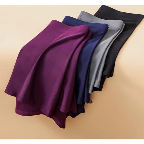 Mens Underwear Silk Convex Boxer Men Solid Seamless Nylon Shorts Pants Soft Ice Feel Boxers Homme Male Underpants Size L XXXL