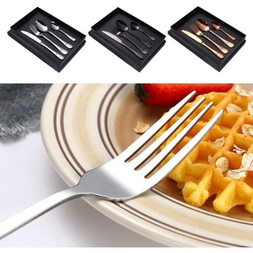 Stainless Steel Cutlery Set 4 piece set Flatware Mirror Polished Silverware