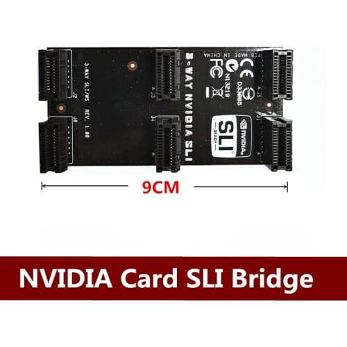NEW nVidia Card SLI Bridge PCI-E Graphics Connector 3way Hard Bridge Card for Graphics