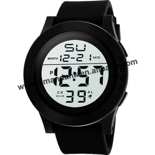 Wholesale Black Digital Children Watch Outdoor Sports Kids Boy Girls LED Digital Alarm Stopwatch Hot Childrens Dress Watches