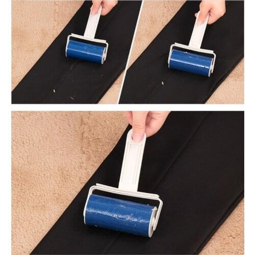 Roller Dust Cleaner Reusable Washable Lint Sticking for Clothes Pet Hair Cleaning Sticking Carpet Cleaner Brushes