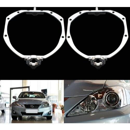 Taochis Car Styling frame adapter Bracket Holder for Lexus 2005-2012 IS 250 High configuration Hella 3r G5 Projector lens