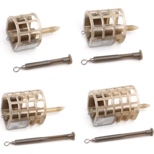 25G 30G Lead Fishing Tackle Feeder Fishing Feeder Tool Accessories Bait Cage