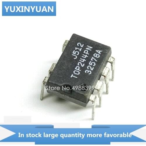 YUXINYUAN 10PCS/LOT TOP244PN TOP 244PN TOP244P TOP244 P244PN OP244PN DIP7 in stock in stock