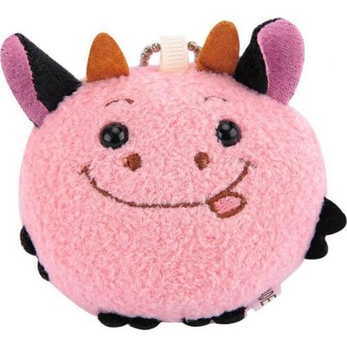 2021 Ox Mascot Calf Plush Doll Ball Cow Toy Pendant Keychain Clothing Accessory