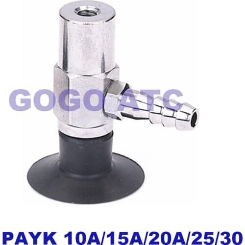 Robot accessories Thin suction cup PAYK 10A/15A/20A/25/30 buffered gold pneumatic nozzle Vacuum Pad industrial suction cup
