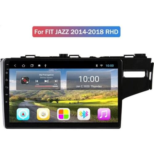 Cross-border Products for Hondas New Fit Right Peptide Center-controlled Modified Car DVD Car Android GPS Navigation