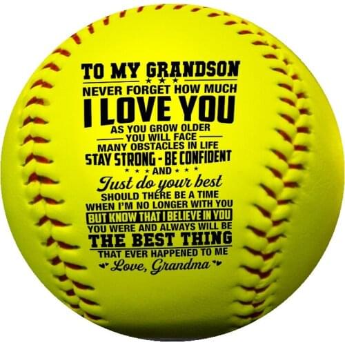 Grandma To My Grandson I Will Never Outgrow A Place In Your Heart – softball Birthday Graduation Christmas Gift