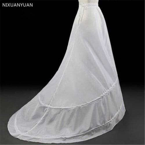 White Mermaid Petticoats for Wedding Dresses 2021 Crinoline Jupon Women Underskirt Sottogonna Unterrock