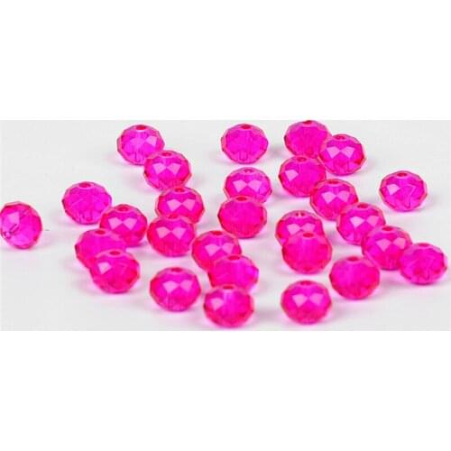 Czech Seed Rondelle Bead (70/LOT) 8mm Colorful Crystal Rondelle Beads Pick Color DIY Jewelry Faceted Glass Crystal Beads Spacer