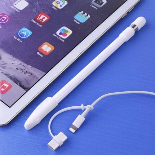Cap Holder+Tip Cover+Lightning Cable Adapter Tether 3-Piece Kit For Apple Pencil 32CB