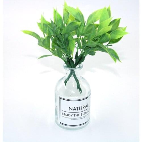 Cheap 6PCS plastic for scrapbooking artificial plants for family wedding decoration fake plastic flower decorative flower garlan