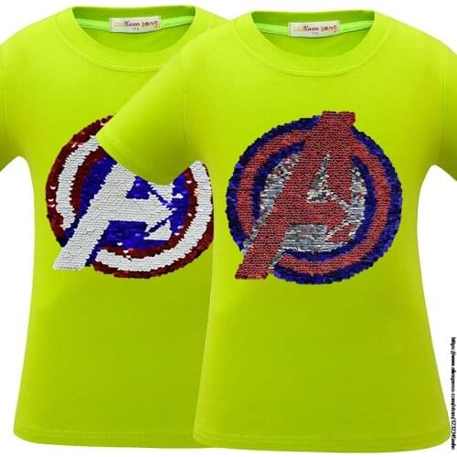 Disney SpiderMan Summer Avengers Endgame 4 Girls T Shirt Boys Kids Cotton O-neck Tshirt Tops Children Short Sleeve Baby T-Shirts