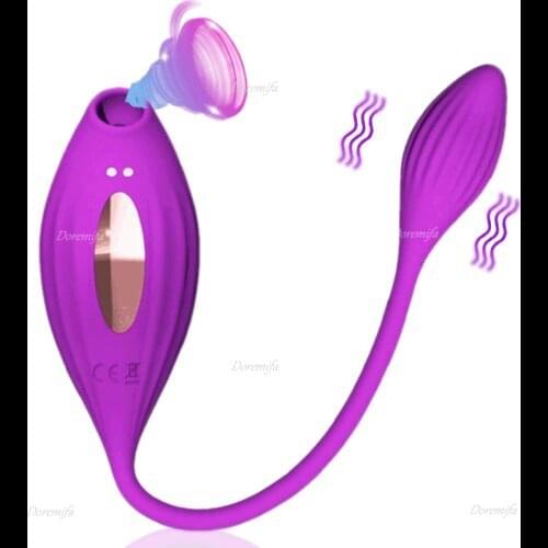 Teasing Bird Vibrating Egg Sucking Sex Toy Shock Clitoral Sucker G-Spot Double Shock Female Couple Masturbation Adult Products
