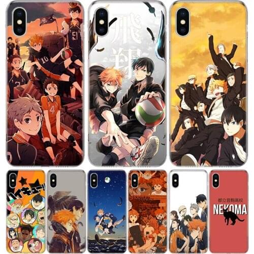 Haikyuu!! Hinata Shoyo Fly Anime Cover Phone Case For Iphone 11 12 Mini Pro 7 6 X 8 6S Plus XS MAX + XR 5S SE 10 9 Art TPU Coque