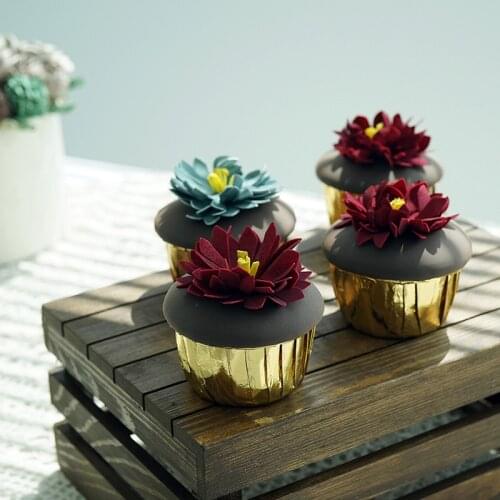 Simulation Flower Cake High Artificial Small Fake Model Photography Props Soft Decoration Window Display Home Decor