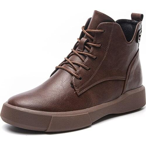 Nice Vintage Cotton Padded Shoes Winter Women Snow Boots Platform Nice Pop Female Casual Ankle Boots For Women Botas Mujer