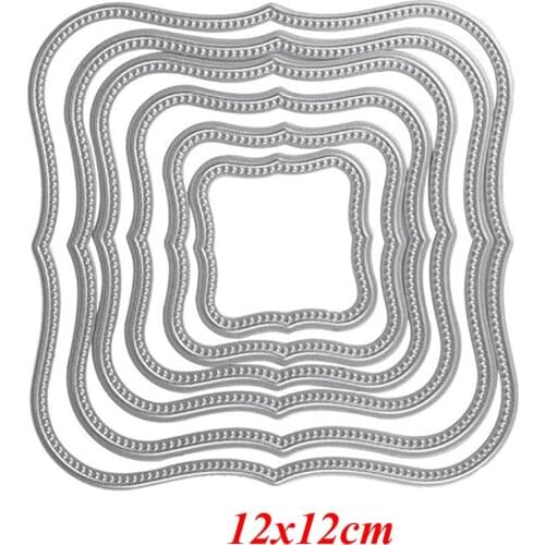 Square frame Cutting Dies Craft Metal cut die Cute Scrapbooking Paper Card Craft Embossing 2019