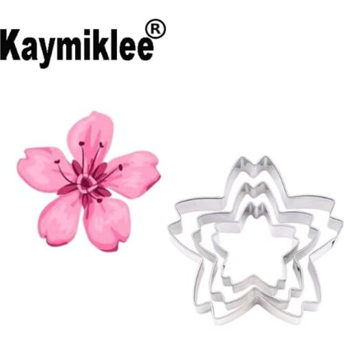 Cherry Blossom Flower Petal Cutter Mould Gumpaste Cake Decorating Tools ,Sugarcraft Fondant Mold ssm055