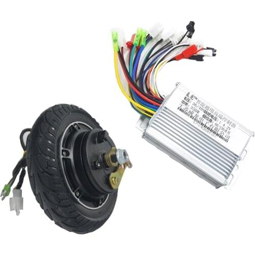 36V 48V Electric Wheel 8inch Hub Motor 350W Brushless Non-Gear Hub Motor For Electric Scooter e-Bike Motor Wheel kit