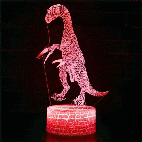 Cartoon night light LED cute decorative lamp for dinosaur Allosaurus childrens toy gift bedroom bedside room led table lamp