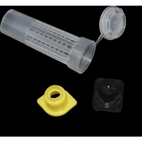 Beekeping Tool Rearing Cup Kit Queen Bee Hair Roller Cages Cell Cup Holder and Cell Fixtures Beekeepers Equipment 10 pcs