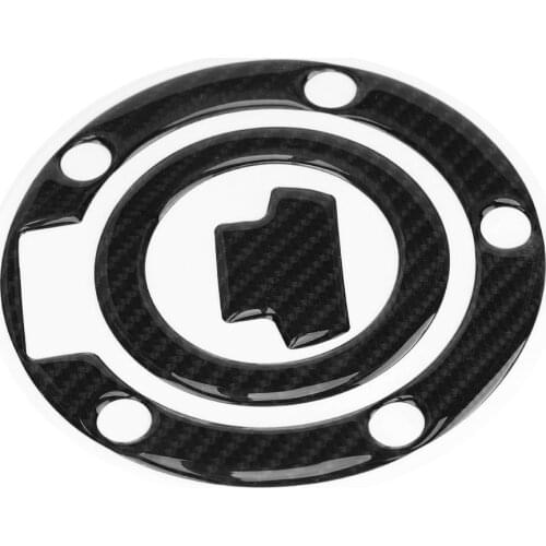 Carbon Fiber Motorcycle Gas Tank Cap Pad Cover Sticker Decals for Yamaha YZF-R1 R6