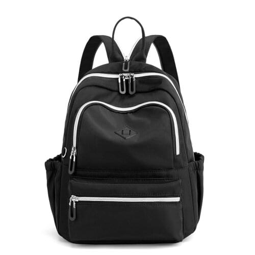 7 Colors Solid 2021 womens brand backpack large Backpack black Trend fashion backpacks waterproof Womens fabric backpack