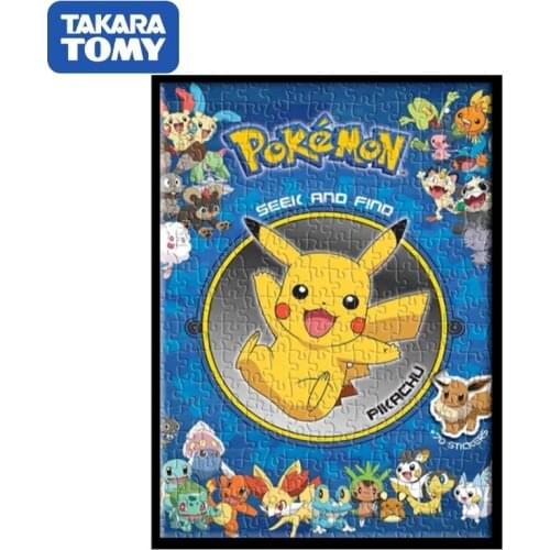 Pikachu jigsaw puzzle 300 500 1000 pieces kids Pokemon puzzles educational toys wooden toy Christmas present custom gift