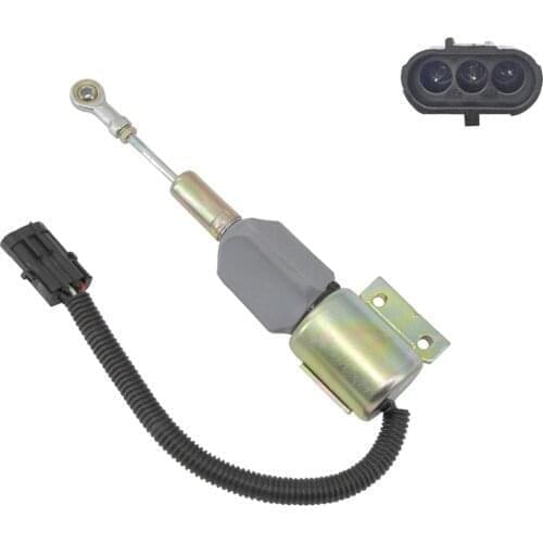 Diesel Engine Stop Solenoid 3939700 12V Fuel Shut Down Solenoid for SA-4891-12